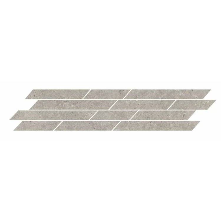 Мозаика Kerama Marazzi Риккарди T036/SG6537 Мозаичный Серый Светлый Матовый 9.8x46.8