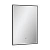 Зеркало Equil Lago zLAGO60-15 с подсветкой, черный, 80x60 фото 2