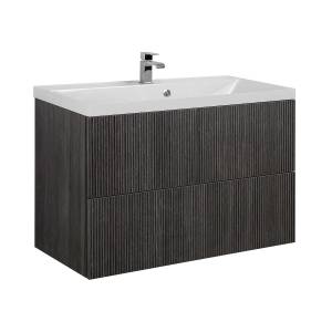 Тумба с раковиной Art&Max Verona-Push AM-Verona-Push-900-2C-SO-KD подвесная, kadena dark