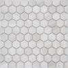 Мозаика LeeDo Pietrine Hexagonal Travertino Silver Mat hex (1.8x3) 28.5x30.5