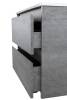 Тумба под раковину Belbagno Kraft KRAFT-600-2C-SO-CG 60x46x50 Cemento Grigio подвесная с двумя выкатными ящиками фото 8