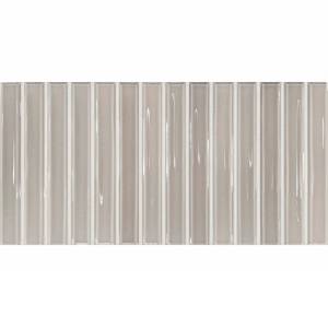 Керамическая плитка Dna Tiles Flash Bars 133473 Lead 12.5x25