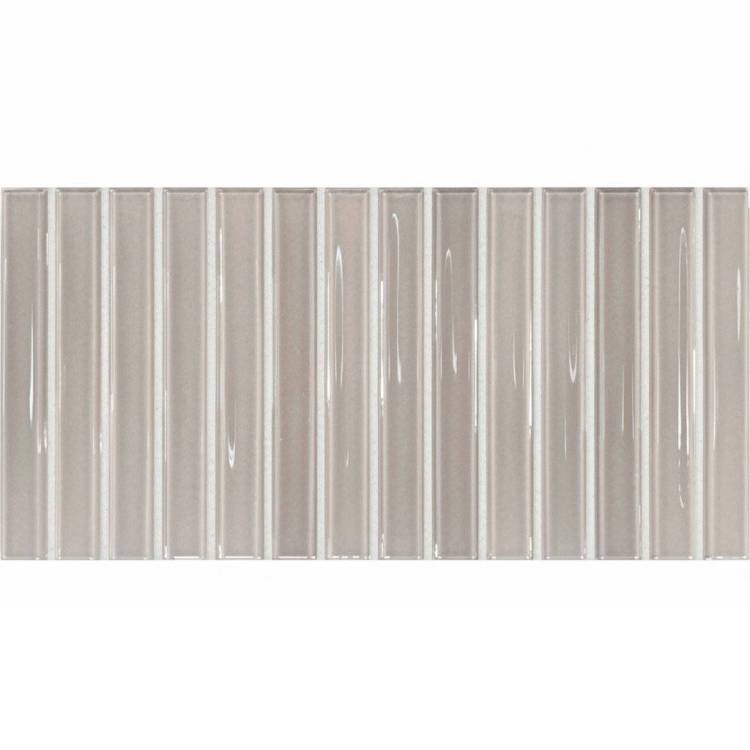 Керамическая плитка Dna Tiles Flash Bars 133473 Lead 12.5x25