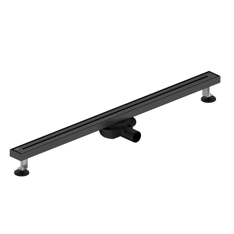 Душевой трап Wasserkraft Naab (Нааб) 86D90MB черный матовый, 90 см