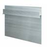 Скрытый плинтус Ликорн С-02.2.1 Серебристый блестящий 2050x105x13.3