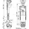 Выпускной комплект AlcaPlast SA2000S 1/2" CHROM со стоп кнопкой фото 2