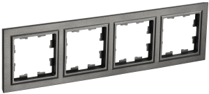 Рамка 4-постовая IEK Brite BR-M42-K45 темная бронза