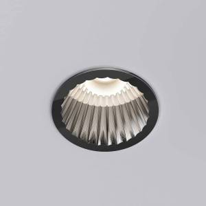 Встраиваемый точечный светодиодный светильник Elektrostandard Arco 15274/LED 12W 4000K черный жемчуг IP44