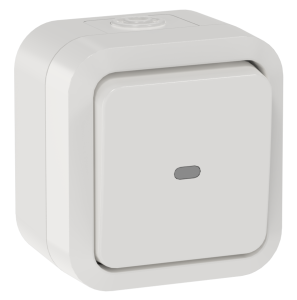 Выключатель 1-клавишный IEK Tors TS-V10-1-10-55-K01 белый