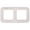 Рамка 2-постовая IEK Flite FI-M22-31-20-K01 белый фото 3