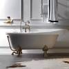 Ванна из искусственного камня Kerasan Retro 105593 170x77 с ножками, со сливом-переливом
