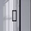Душевая дверь в нишу Vincea Como-N VDS-4CN130CLB 1300x1950, профиль черный, стекло прозрачное фото 3