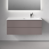 Тумба под раковину Sancos Snob R SNR120RSM правая, c двумя ящиками, Doha Soft, 119.5x44.5x50 фото 4
