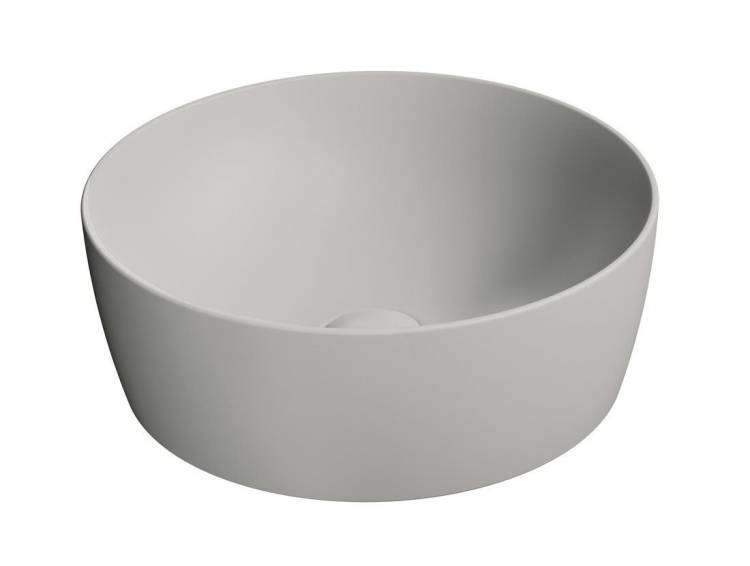 Раковина GSI Nubes 903917 серый матовый, 40x40