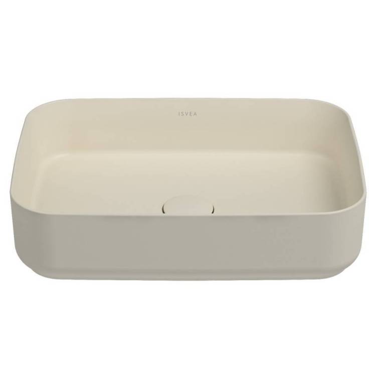 Раковина Isvea Infinity 10NF65050SV-2K 50 см, слоновая кость матовая