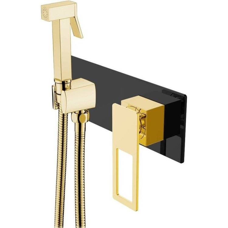 Гигиенический душ Boheme Q 147-BG со смесителем, с внутренней частью