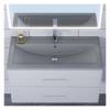 Раковина Uperwood Foster Quartz 291030041 серая матовая, бетон, 90x45.5 фото 3