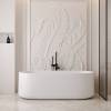 Ванна из искусственного камня Abber Stein AS9607 170x75 белая матовая