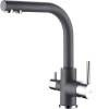 Комплект Paulmark PM317850-GRM серый металлик + Смеситель Paulmark Essen Es213011-402 для кухонной мойки, серый металлик фото 4