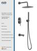 Душевая система Gid Edessa L070GMVD3 вороненая сталь