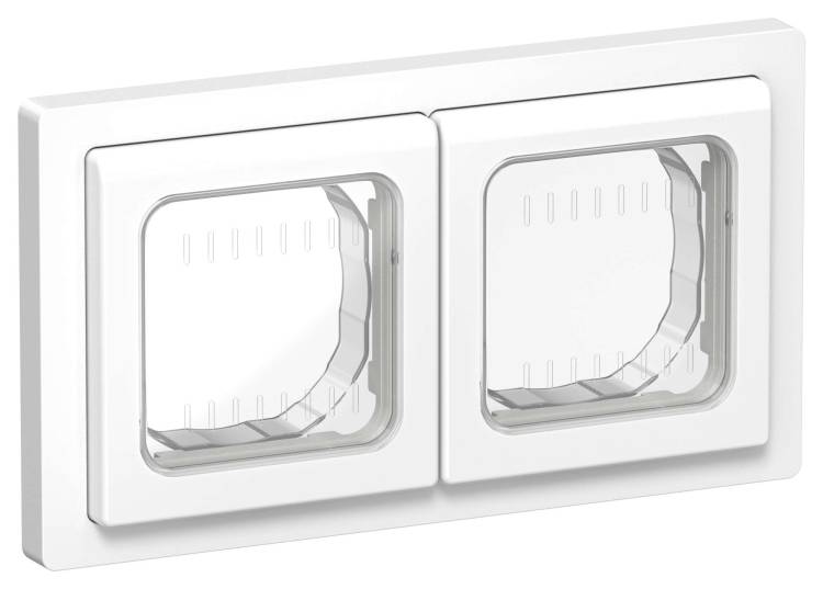 Рамка 2-постовая IEK Flite FI-M20-32-55-K01 белый