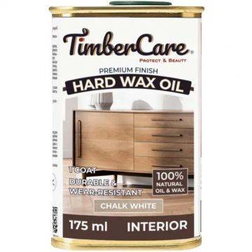 Защитное масло с твердым воском TimberCare Hard Wax Oil Белый мел/Chalk White 0.175 л