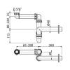 Сифон для раковины AlcaPlast A434 AG210521154 фото 2