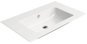 Раковина GSI Pura 8843111 белый глянцевый, 80x50