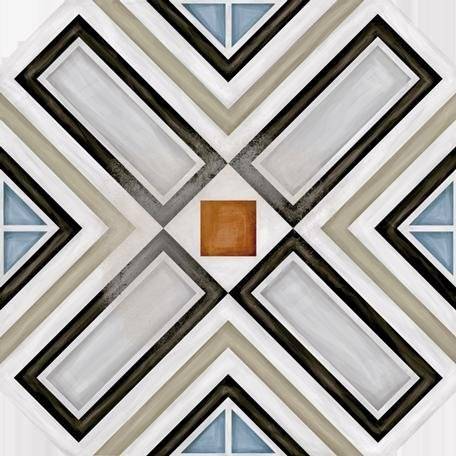 Керамогранит VIVES Vodevil Octogono Ritter Multicolor g.156 20x20