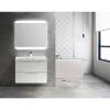Тумба под раковину Belbagno Vittoria VITTORIA-700-2C-SO-BL-P 70x45x57 Bianco Lucido подвесная с двумя выкатными ящиками фото 8