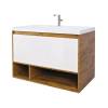 Тумба с раковиной Эстет Monaco Wood ФР-00010685 подвесной, 1 ящик, 62x91