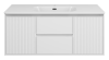 Тумба с раковиной Brevita Вайн УТ000026924 белая, 120 см фото 2