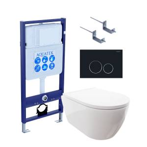 Комплект Aquatek Поларис SET AQUATEK ПОЛАРИС-020 4в1 кнопка черный матовый