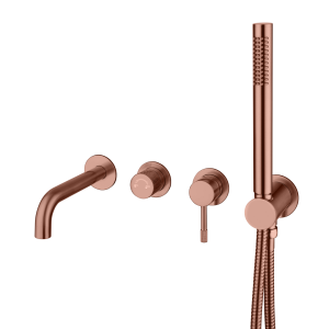Душевой комплект Boheme Uno 464-3-CB Copper Brushed