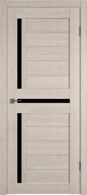 Межкомнатная дверь Владимирская Фабрика Дверей Atum 16 Cappuccino стекло Black Gloss 900x2000