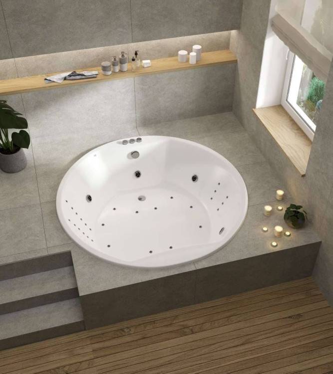 Акриловая ванна Vayer Eva 180x180