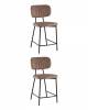 Стул полубарный Stool Group Ханна vd-plb-hanna-ap-09 X2 Коричневый 2 шт.