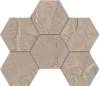 Мозаика Estima Bernini 67341 Mosaic/BR02_PS/25x28,5/Hexagon Hexagon Beige полированная 25x28,5