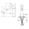Смеситель для раковины Timo Selene 2061/16F Белый матовый фото 2