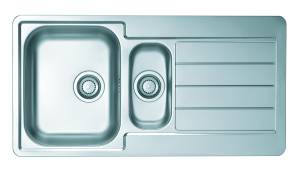 Мойка кухонная Alveus Line 10 1064281 Nat-90 с сифоном, 98x50