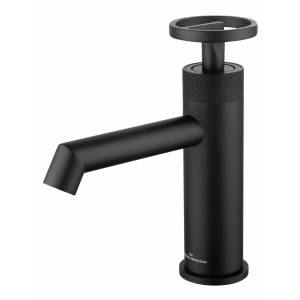 Смеситель для раковины Wonzon & Woghand WW-H1065-MB черный матовый