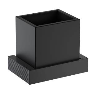 Стакан Timo Caisa 91031/03 настенный, черный матовый