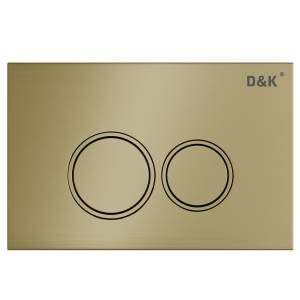 Кнопка смыва D&K Bayern DB1529007 матовое золото