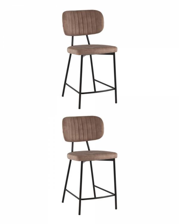 Стул полубарный Stool Group Ханна vd-plb-hanna-ap-09 X2 Коричневый 2 шт.