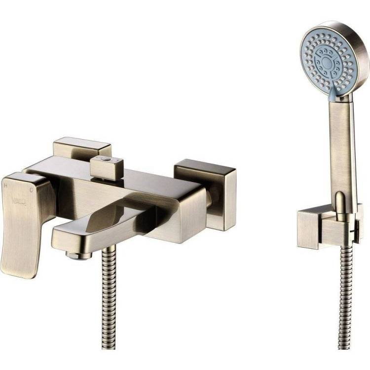 Смеситель для ванны Wasserkraft Exter 1601 светлая бронза