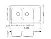 Мойка кухонная Alveus Classic Pro 80 1130472 Sat-90 с сифоном, 100x60 фото 4