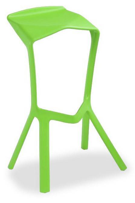 Стул барный Woodville Mega 15699 зеленый, зеленый