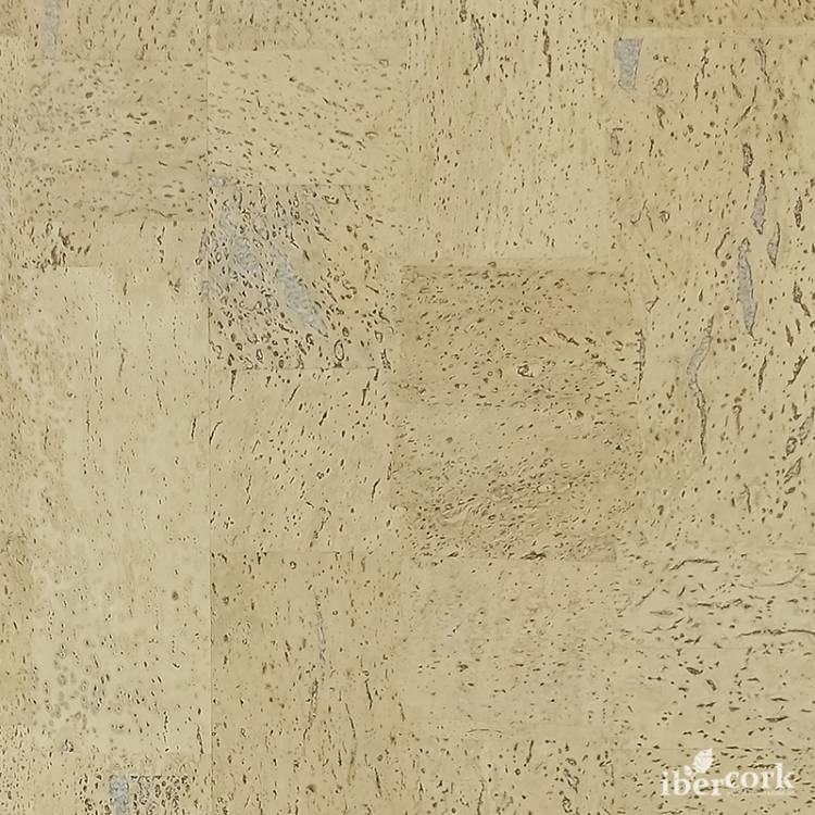 Пробковое покрытие IberCork Саламанка крем 4 VG Клеевое c Лаком 600x300x4