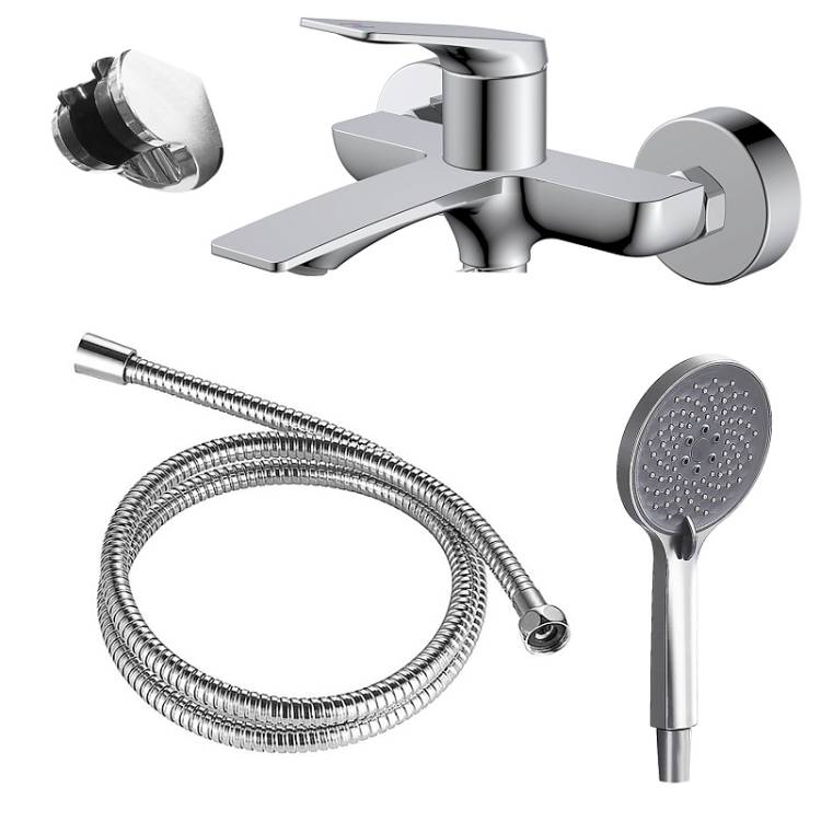 Смеситель для ванны Azario Lursy AZ-K3049 хром