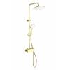Душевая стойка Wonzon & Woghand WW-B3110-BG золотая, с термостатом